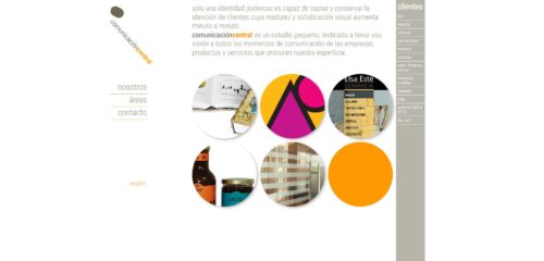 Comunicación Central | Responsive website developed for WordPress with bootstrap and two languages, designed by Comunicación Central